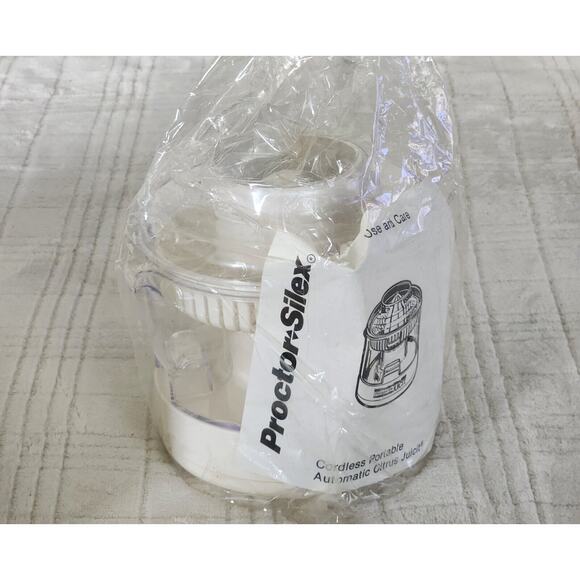 Vtg Proctor Silex Juicit Model J333 Cordless Battery Powered Juicer *Open Box* - Picture 5 of 8